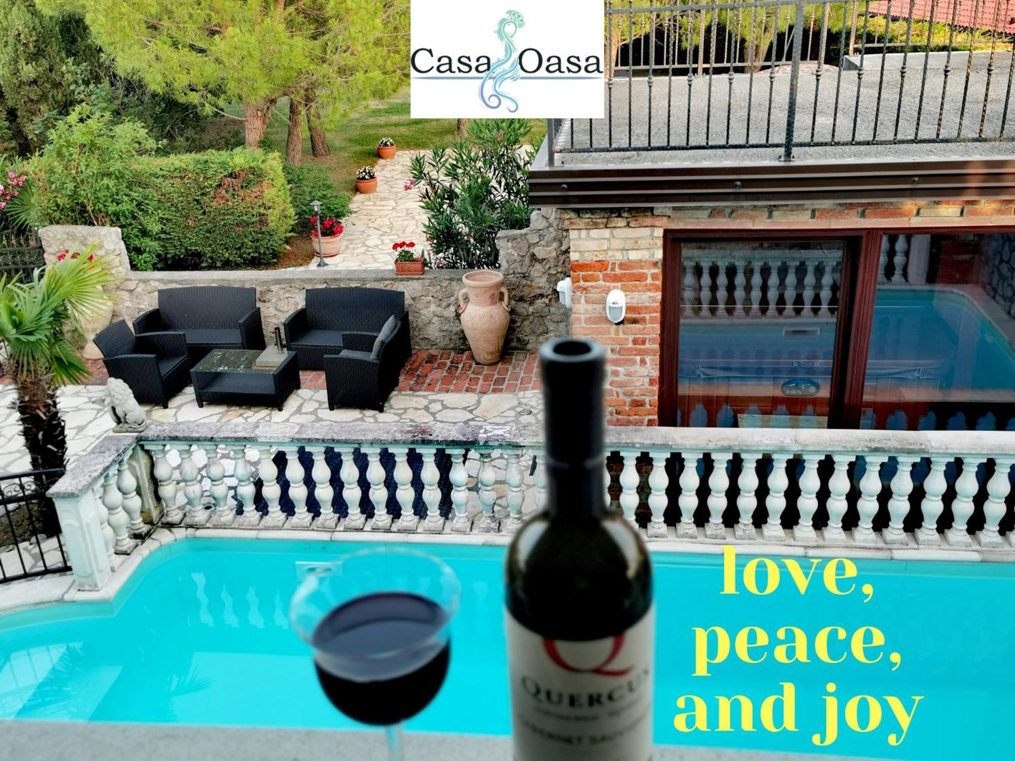 Casa Oasa -Accommodation , Pizzeria & Bar Marezige Kültér fotó